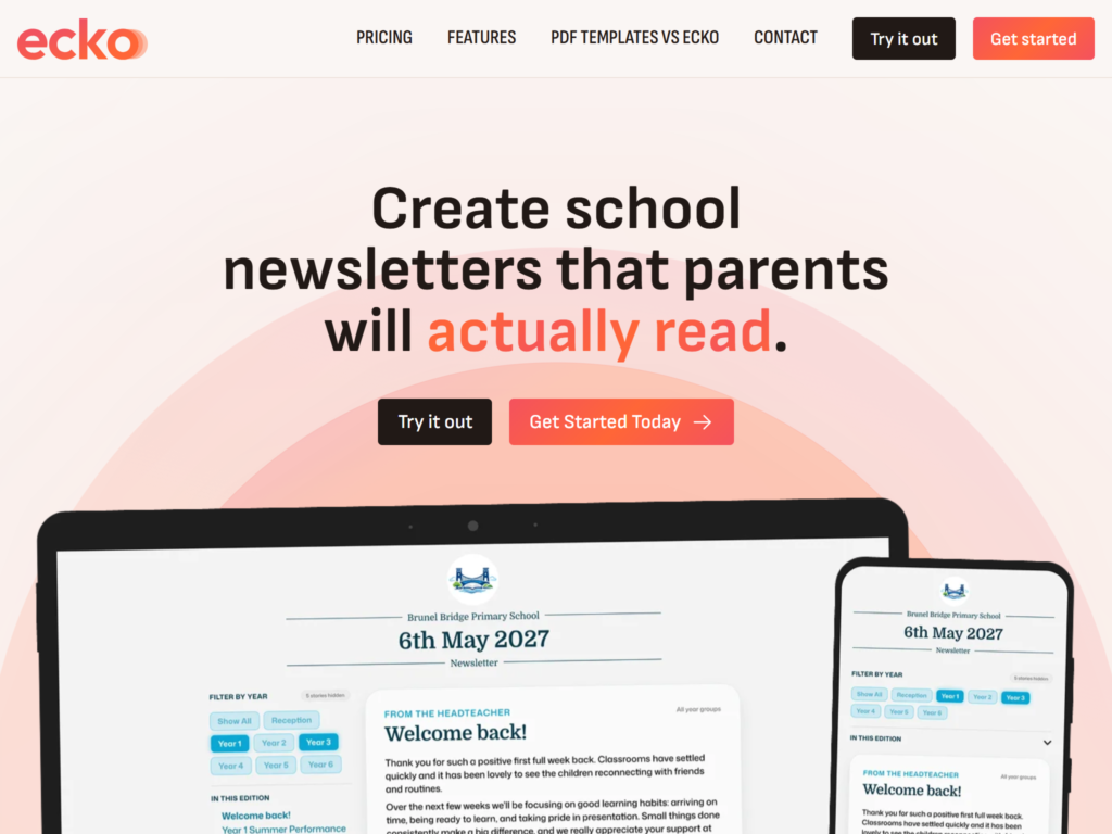 Screenshot of the Ecko website.